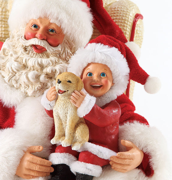 Smile! Santa and Child by Possible Dreams