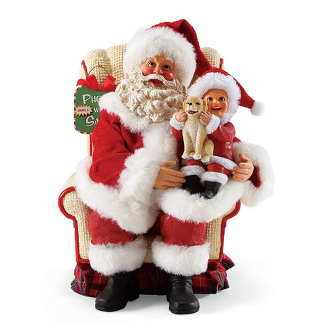 Smile! Santa and Child by Possible Dreams