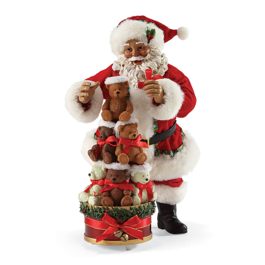 Possible Dreams Clothtique African American Santa