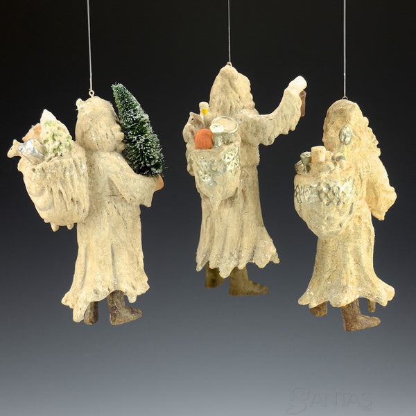 Old World Classic Santas - set of 3 ornaments