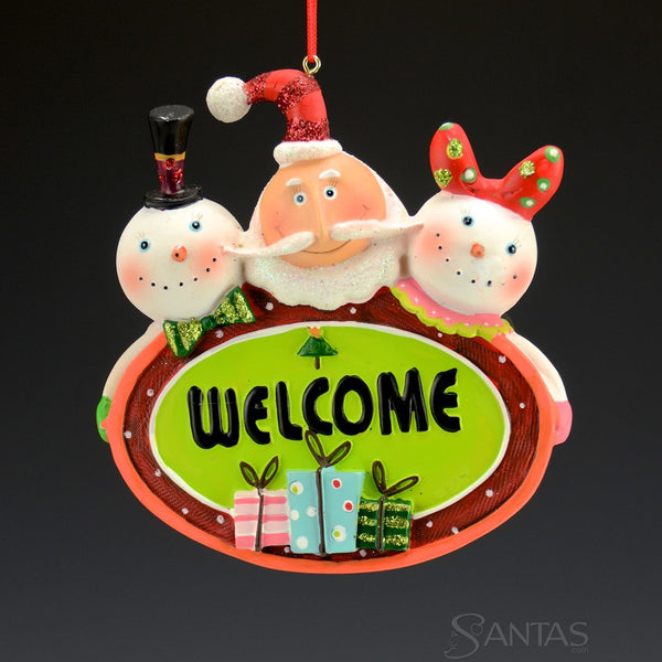Christmas Greetings from Santa - set of 6 ornaments