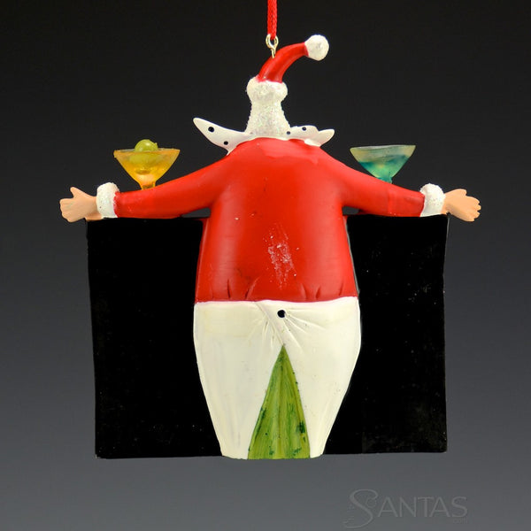 Christmas Greetings from Santa - set of 6 ornaments