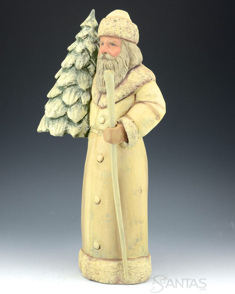 Ed Pribyl Arctic White Christmas Pine Santa 16 inch
