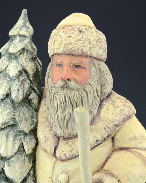 Ed Pribyl Arctic White Christmas Pine Santa 16 inch