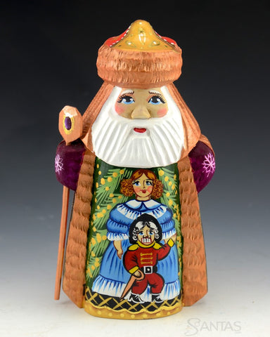 Santa with Nutcracker Scene - 6 inch