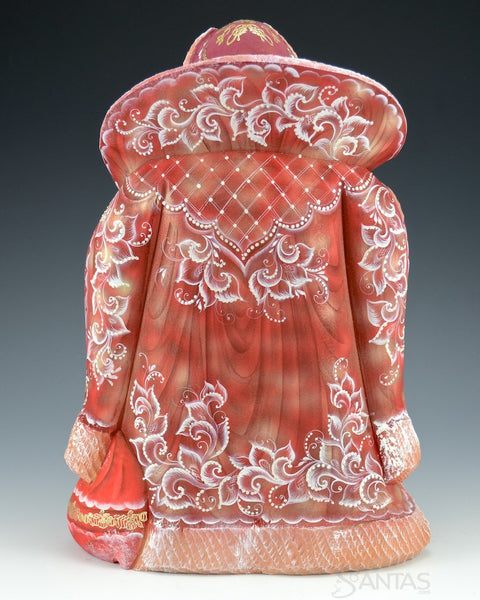 Rosy Red Bundled Up Santa Claus
