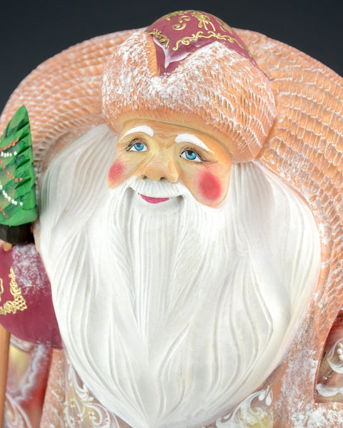 Rosy Red Bundled Up Santa Claus