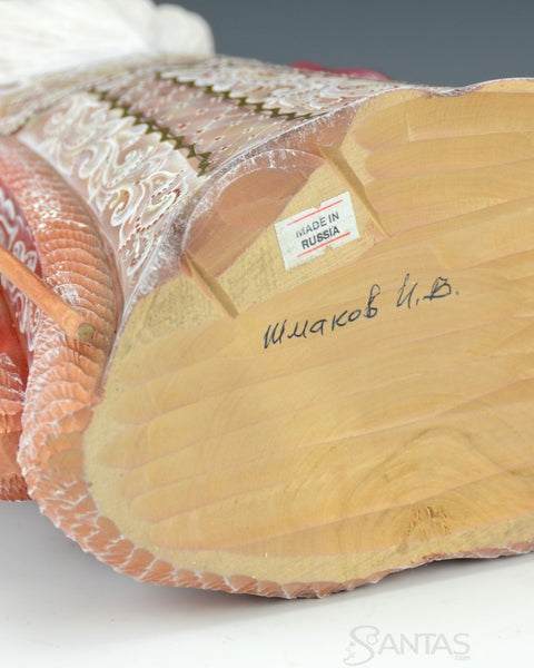 Rosy Red Bundled Up Santa Claus