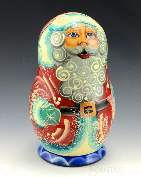 Three Piece Russian Nesting Santa
