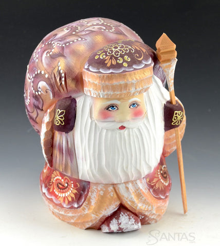Rosy Red Decorative Russian Santa