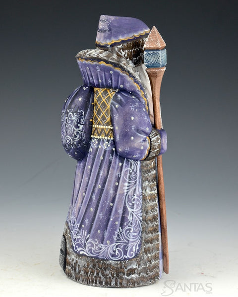 Purple and Pink Scenic Russian Santa