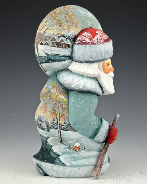 Scenic Traveller Russian Santa with Landscapes