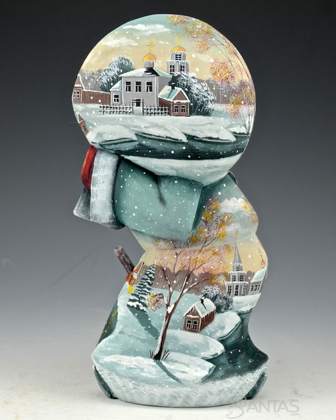 Scenic Traveller Russian Santa with Landscapes