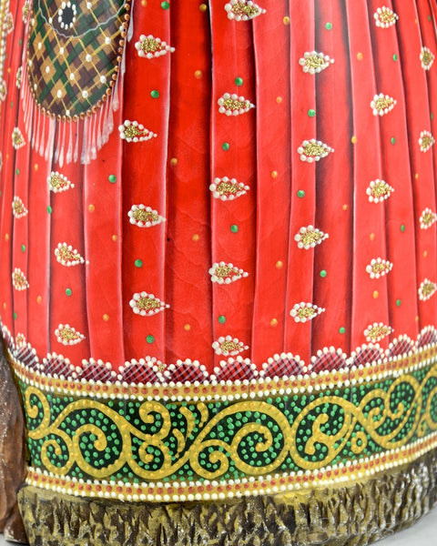 15 inch Large Red Russian Santa with Bears