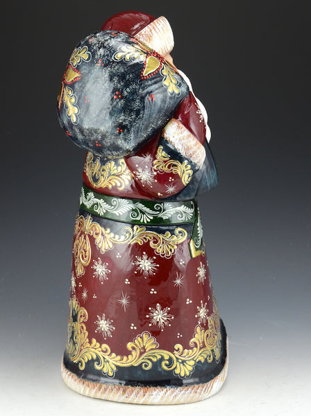 Regal Santa Claus with Toybag and Satchel - Russian Santa