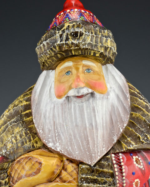 Ready For Christmas Russian Santa Carving