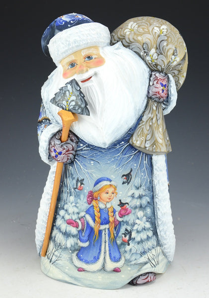 Russian Santa Claus and the Snowmaiden