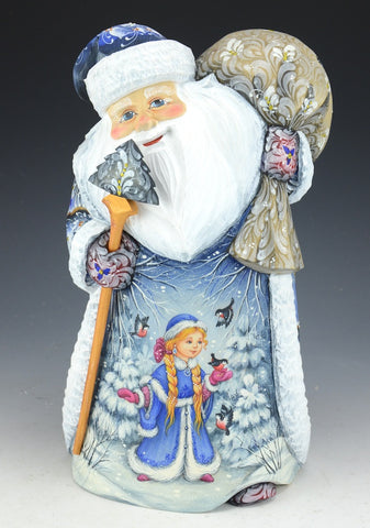 Russian Santa Claus and the Snowmaiden