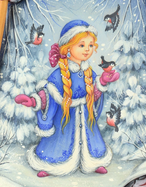 Russian Santa Claus and the Snowmaiden