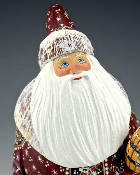 Santa Sharing Honey with Bear