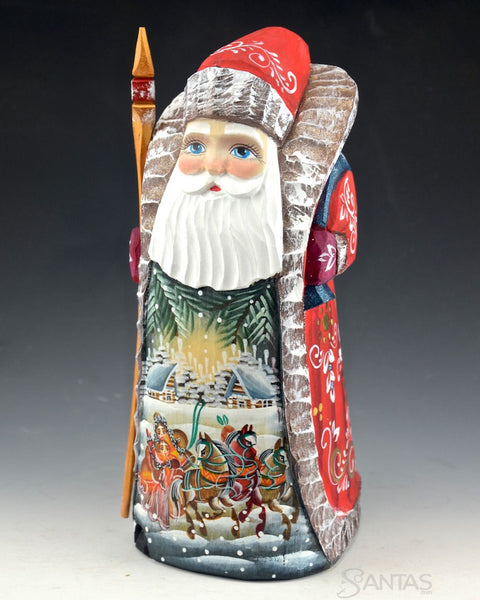 Scenic and Cozy Blue Eyed Russian Santa