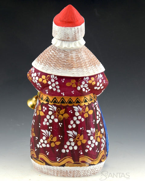 Russian Santa with Scenic Toybag and Bell