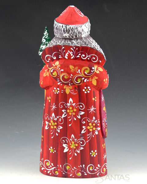 7 inch Russian Santa with Nativity Scene