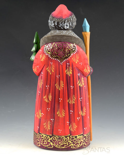 7 inch Russian Santa with Blue Snow Princess