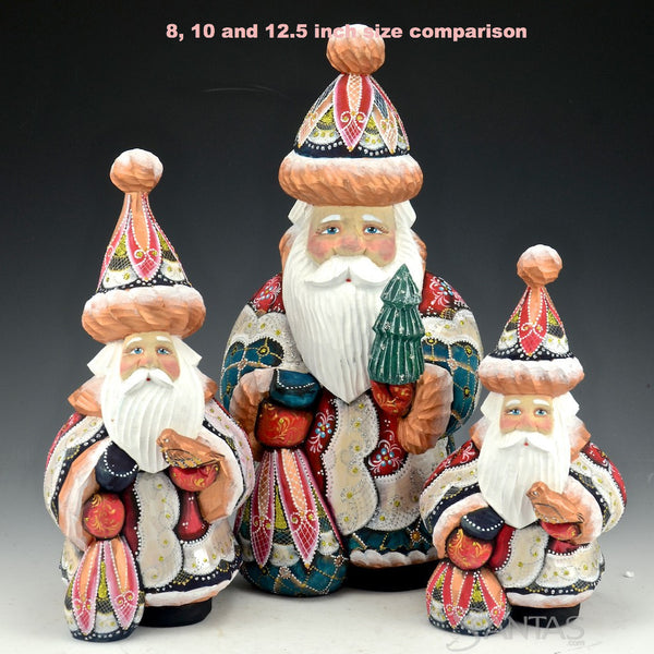 12.5 inch Decorative and Unique Colorful Russian Santa