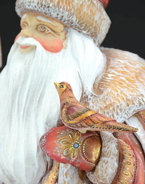 Elegant Jeweled Russian Santa Claus