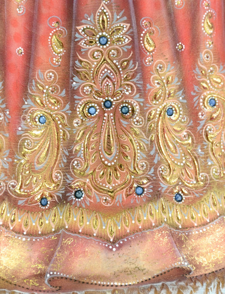 Elegant Jeweled Russian Santa Claus