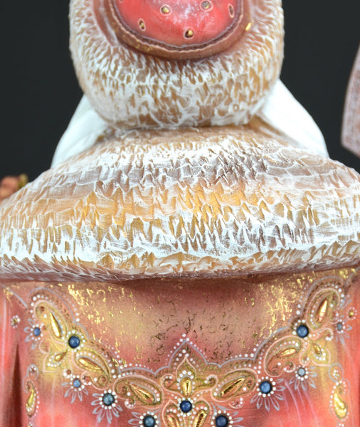 Elegant Jeweled Russian Santa Claus