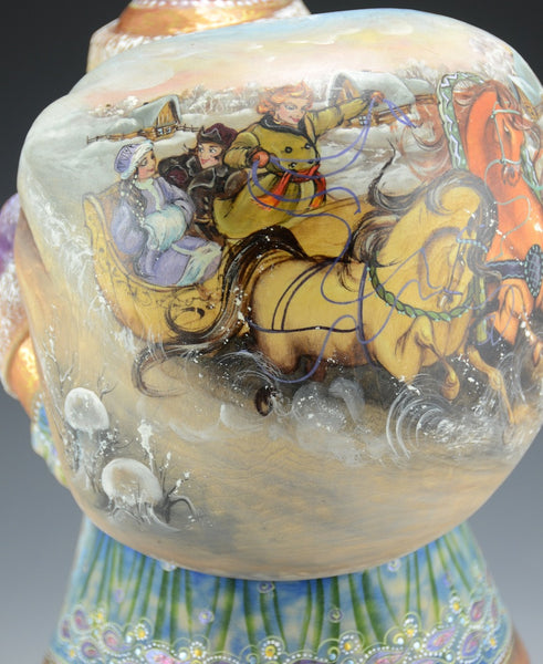 Renaissance Santa - Russian Santa carving