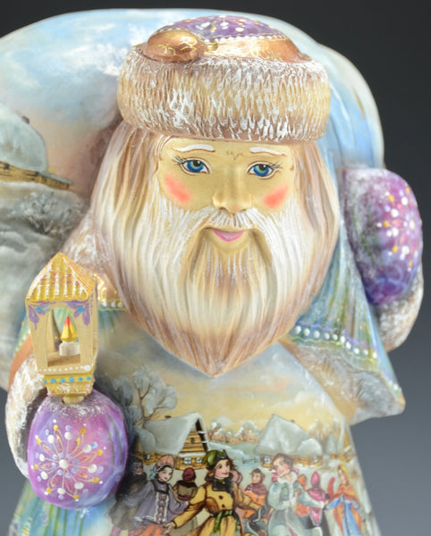 Renaissance Santa - Russian Santa carving