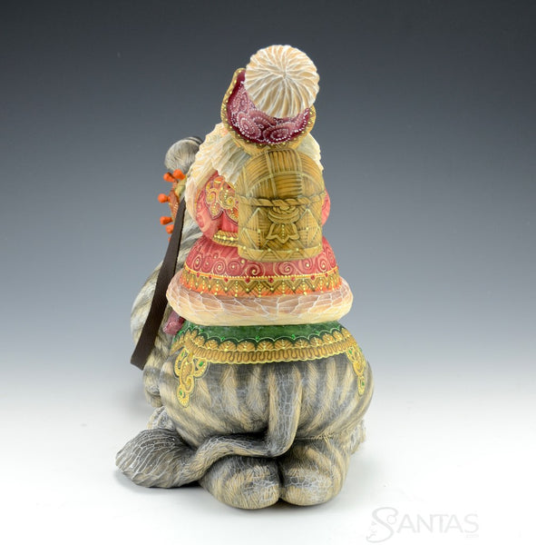 Russian Santa and Zebra by Kikin