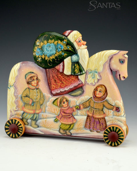 Russian Christmas Horse with Scenes