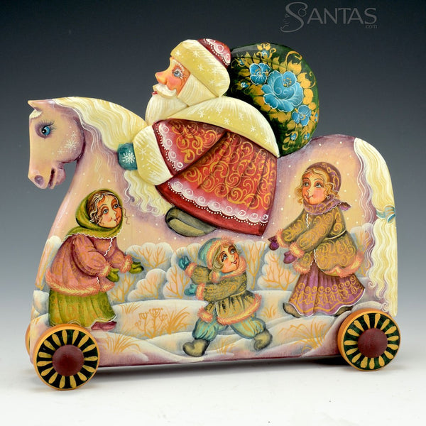 Russian Christmas Horse with Scenes