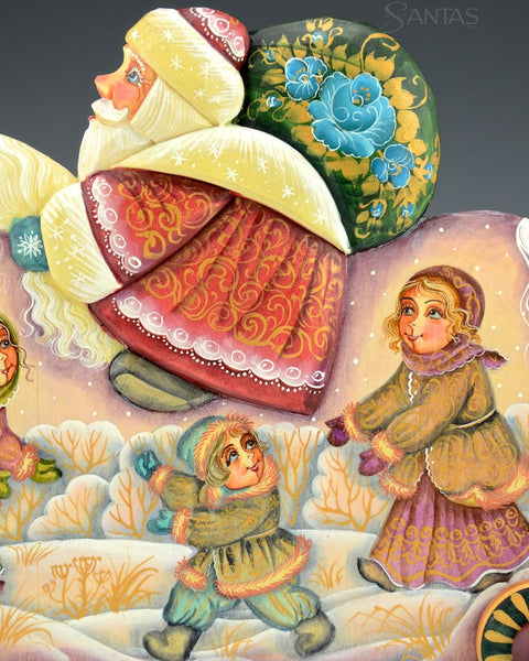 Russian Christmas Horse with Scenes