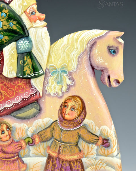 Russian Christmas Horse with Scenes