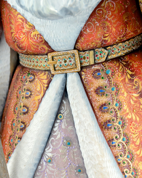 Good King Wenceslas Russian Santa with fox and Rabbit