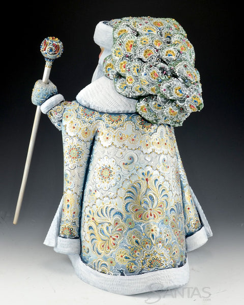 Iridescent Father Frost with Christmas Tree