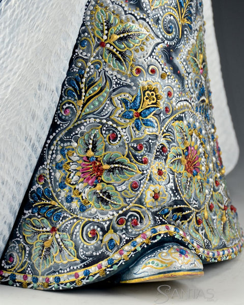 Iridescent Father Frost with Christmas Tree