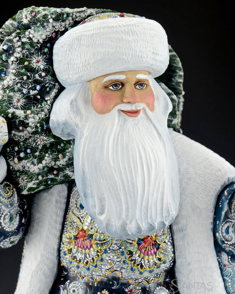 Iridescent Father Frost with Christmas Tree