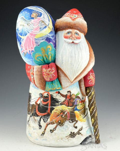 Russian Santa and Snowmaiden Ensemble - 5 piece set