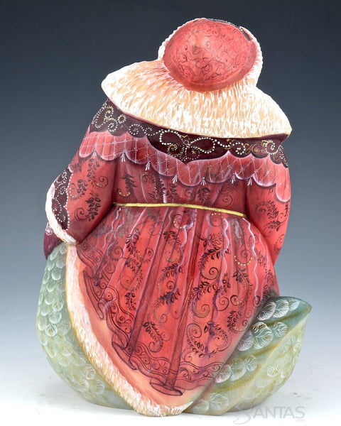 Russian Santa with Christmas Goose