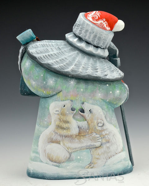 Arctic Fun - Russian Santa with Polar Bear Scenes
