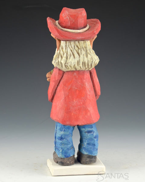 Russell Scott Cowboy Santa with Stick Pony