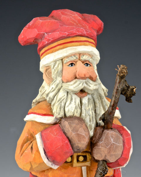 Russell Scott Sami Claus Santa with Walking Stick