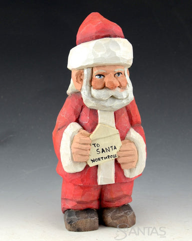 Russell Scott Santa Claus with Letter to North Pole