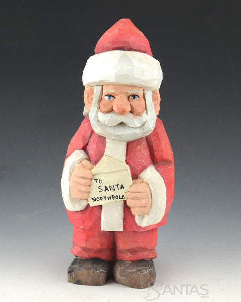 Russell Scott Santa Claus with Letter to North Pole